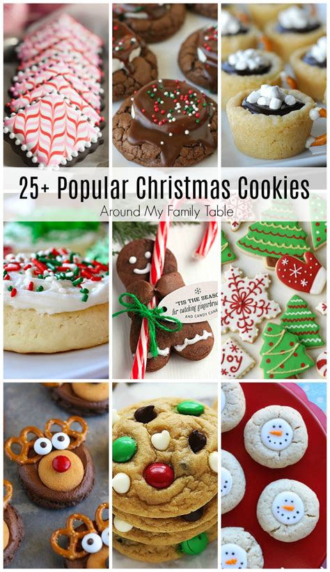 Try one of our easy christmas desserts and christmas puddings, including christmas trifle and christmas cookies. Most Popular Christmas Cookie Recipes - Around My Family Table