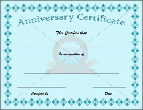 Service Anniversary Certificate Templates Employee Work Throughout