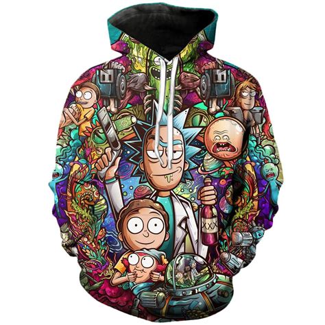 Buy Rick And Morty Hoodies 3d Unisex Sweatshirt Men