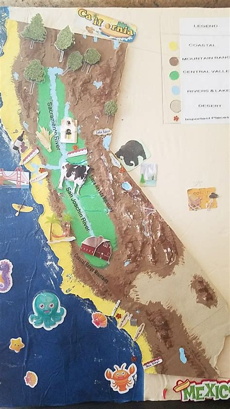 California Relief Map 4th Grade Project Supplies From Michaels And