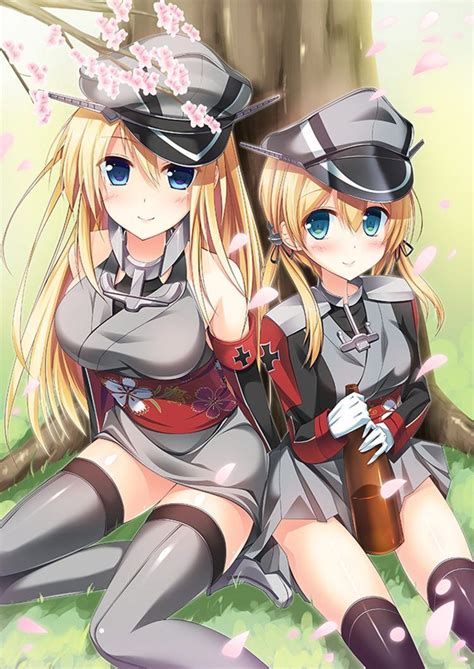 Bismarck And Prinz Eugen~kancolle By Yoru Kaze