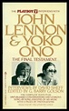 Playboy Interview with John Lennon and Yoko Ono (David Sheff) | Used ...