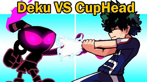 Friday Night Funkin Deku Vs Cuphead Gf Need Help Fnf Mod Youtube