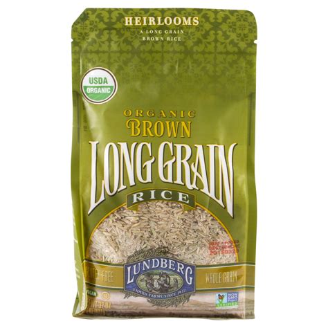 Lundberg Brown Organic Long Grain Rice 32 Oz Brown Rice Meijer