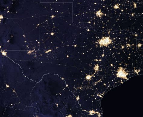 New Nasa Images Show Texas At Night Clearer Than Ever