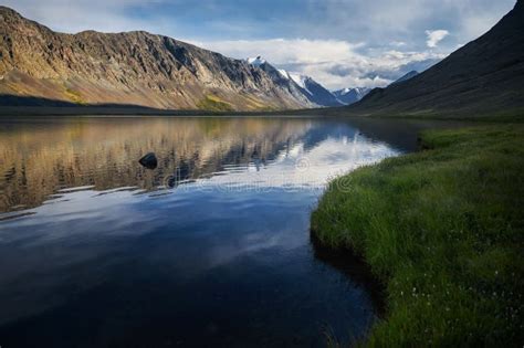 Hiking In The Mountains Rivers And Mountain Lakes Summer Landscape Of