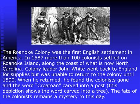 Chapter 4 Notes Teacherweb Roanoke Island Roanoke Colony Roanoke