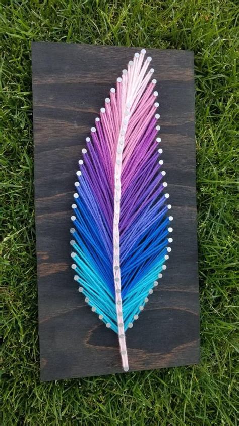 Pin On Feather String Art