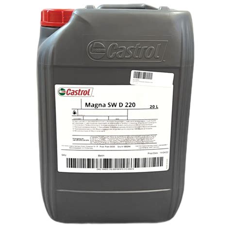 Castrol Magna SW D 220 Slideway Oils 20l Canister Online Purchase