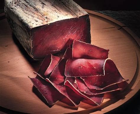 De la viande séchée des Grisons Il y en a aussi en Valais etc