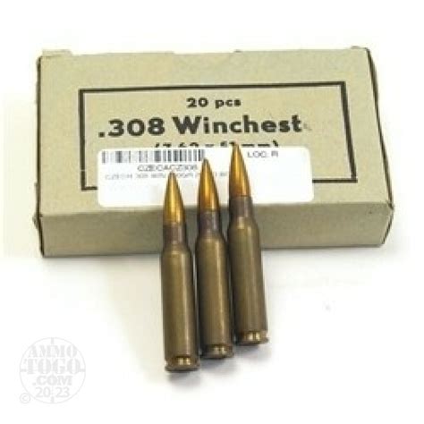 Cheap 308 Winchester 762x51 Ammo Bulk Sellier And Bellot Full Metal