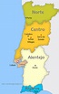 Portugal Regions Map | Wandering Portugal