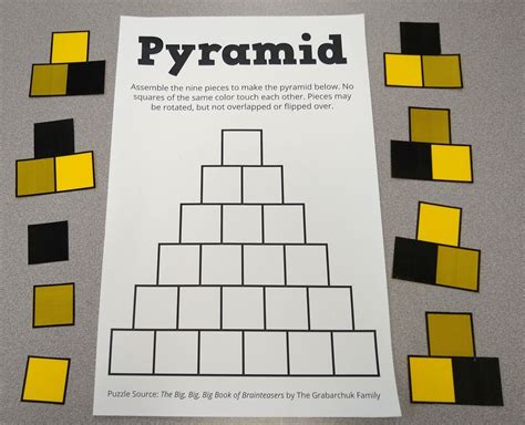 Printable Number Pyramid Puzzle Free Printable Download