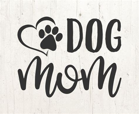 Dog Mom Svg Dog Mama Svg Dog Svg Dog Mom Svg File Cricuit | Etsy | Dog