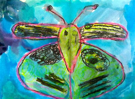 Kids Art Market Symmetrical Butterflies With Andy Warhol