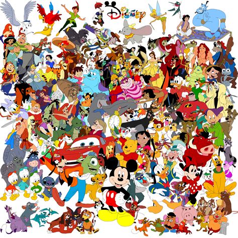 Image Disney Character Collage By Toongenius Disney Wiki