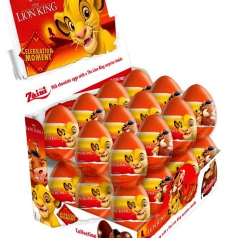 Lion King Chocolate Surprise Egg 24 Count Pacific Distribution