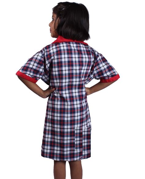 Buy Kv Uniforms Kvs Girls Frock 1st And 2nd Std Online Vastra