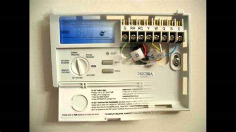 programmable thermostat lux products txe youtube