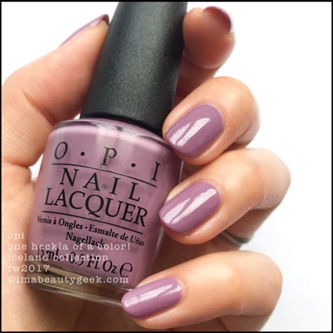 Opi Iceland Swatches And Review Fw 2017 Collection Beautygeeks