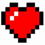 Minecraft Transparent Heart Clipart Container Square Pocket