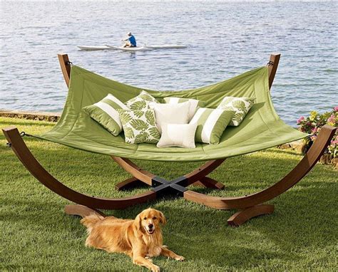 Hammock chair swing , tassel hanging macrame chair cotton canvas include two soft seat cushions, for bedroom indoor outdoor, max weight capacity 330 lbs. 20 Hammock "Hang-out" Ideas for Your Backyard - Garden ...