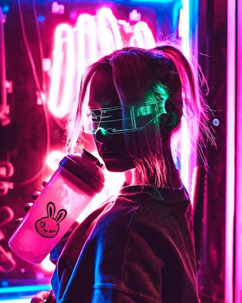 Portrait Photography Style Neon Idea Cyberpunk Girl Neon Photography Cyberpunk Aesthetic