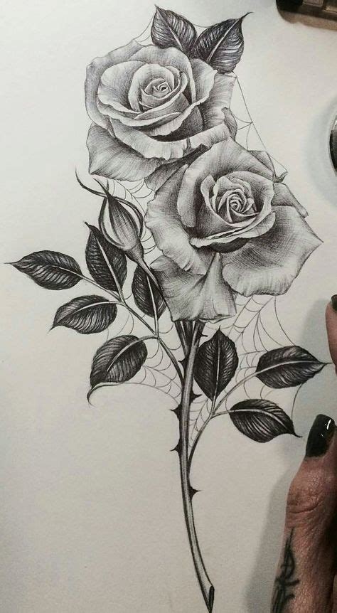 Flores Dibujos A Lapiz Rosas