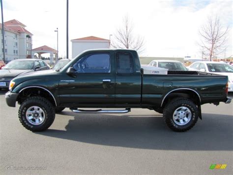 2000 Imperial Jade Green Mica Toyota Tacoma V6 Sr5 Extended Cab 4x4