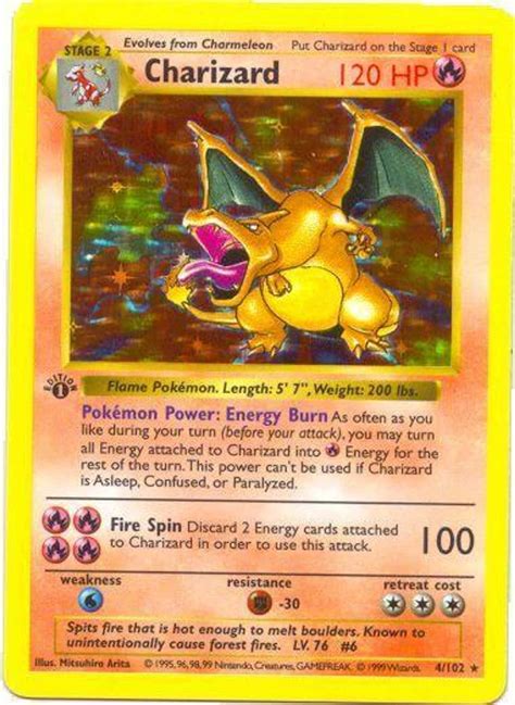 List Of Rare Pokemon Cards