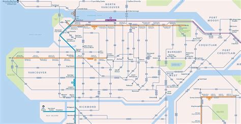 Vancouver Public Transport Time Map Transport Informations Lane