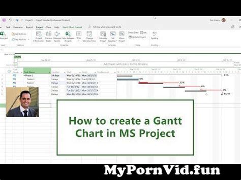 How To Make A Gantt Chart In Excel And Excel Gantt Hot Sex Picture
