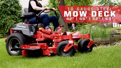 Just bought the gravely 42 zt xl with the 21 hp kawasaki. Gravely - ZT HD Series - YouTube