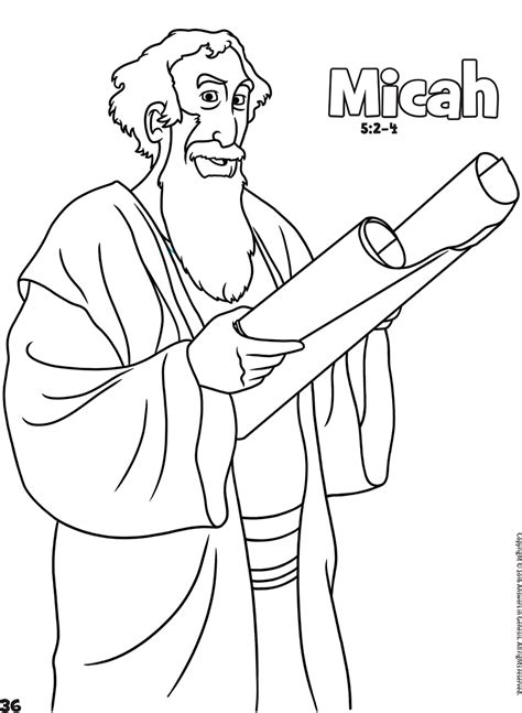 Micah Books Of The Bible Coloring Kids Coloring Activity Kids
