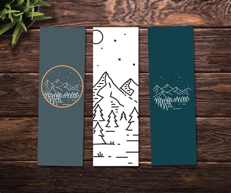 Printable Bookmarks Nature Bookmarks Printable Nature Etsy Canada