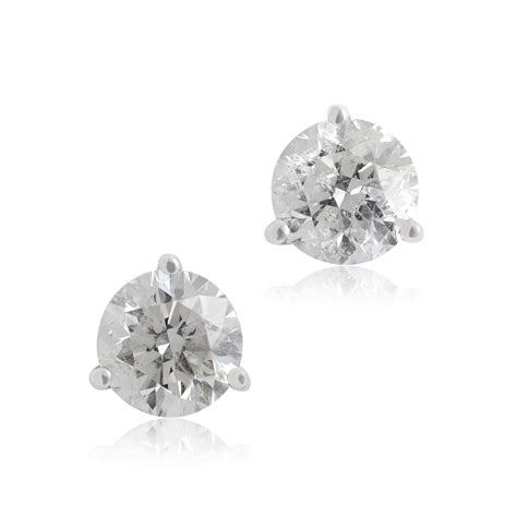 Diamond Solitaire Stud Earrings 14k 15 Ctw Ben Bridge Jeweler