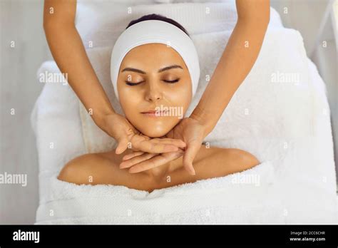 Cosmetology Facial Massage Spa Salon Skin And Body Care Masseur And