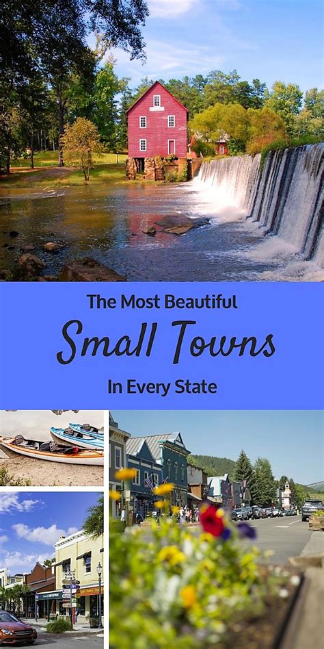 The Most Beautiful Small Towns In America By State Small Towns Usa