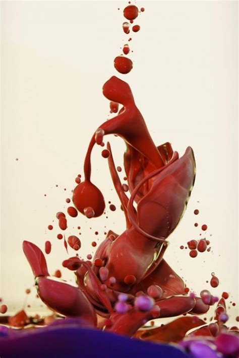 High Speed Photography Of Paint Fubiz Media