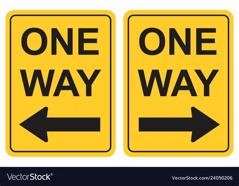 One Way Sign One Way Sign With Left Arrow X M Engineer Grade