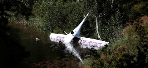 Electric Plane Crash Lands Into Lake In Another Setback For Electric