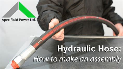 Hydraulic Hose How To Make An Assembly Youtube