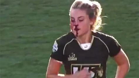 Woman Who Broke Nose And Played On Becomes Rugby War Goddess Rugby