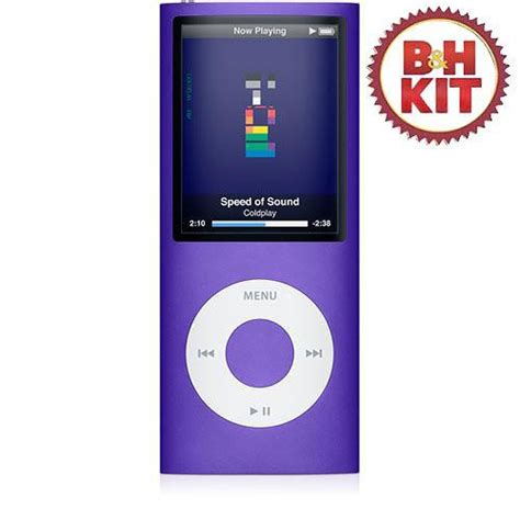 Apple Ipod Nano 4th Gen 16gb Kit Purple Bandh Photo Video