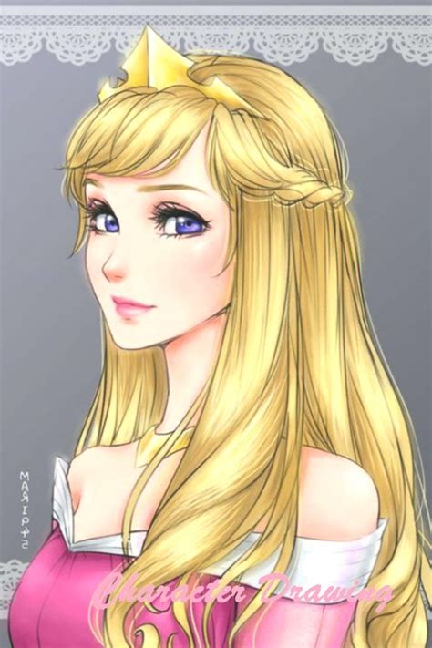 Aurora These Anime Disney Princess Portraits Are Pretty Marvelous