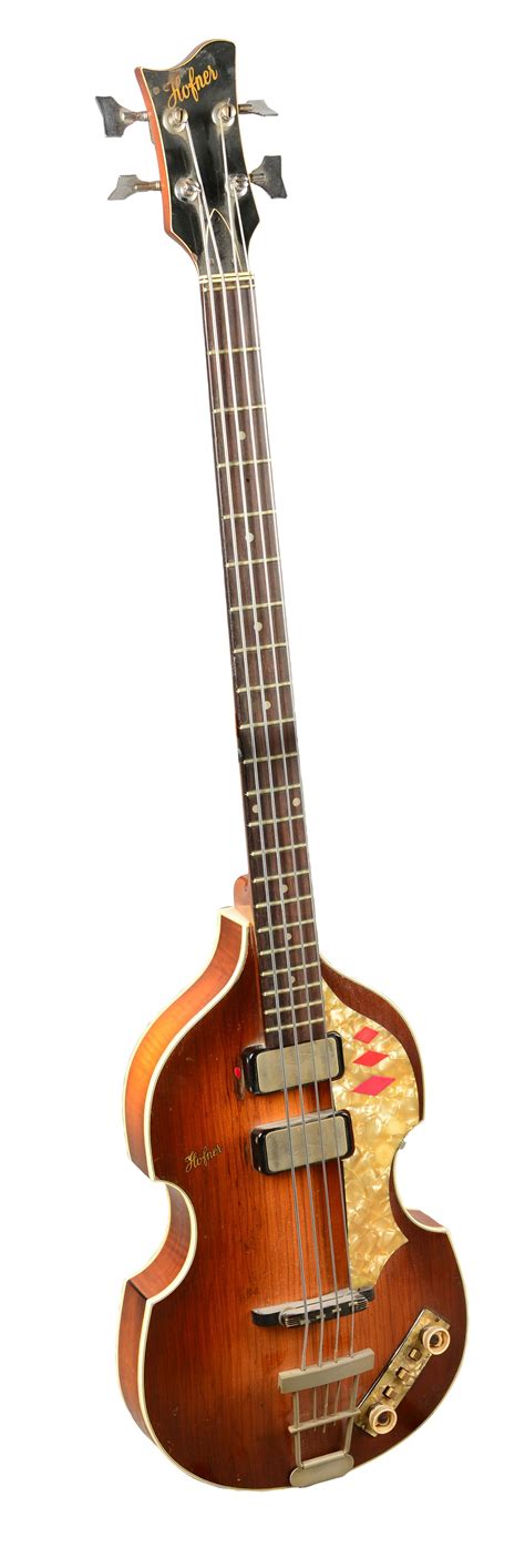 Lot Detail Hofner Violin Bass Guitar