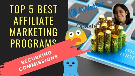 top 5 best affiliate marketing programs recurring commissions youtube
