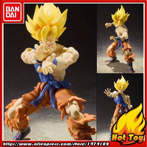 Original Bandai Tamashii Nations S H Figuarts Shf Action Figure Super Saiyan Son Goku Warrior