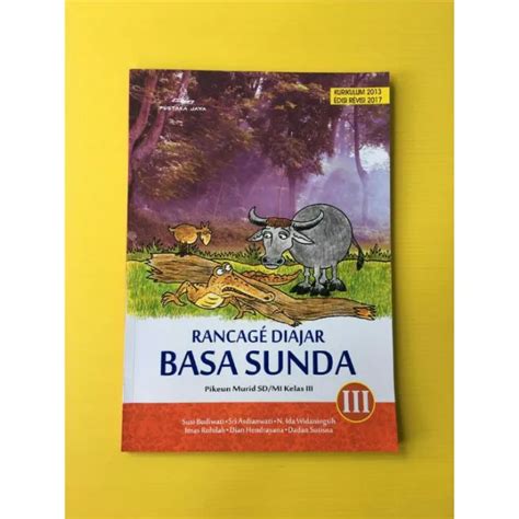 Buku Rancage Diajar Basa Sunda Sdmi Kelas 3 Pustaka Jaya Lazada