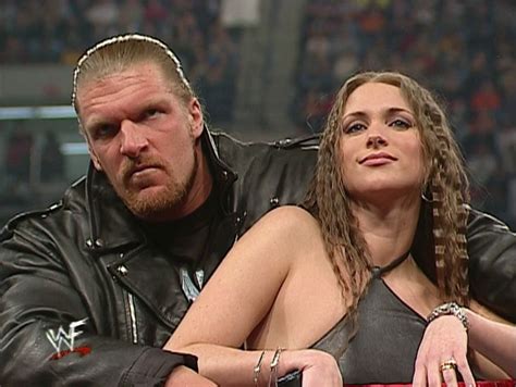 Stephanie Mcmahon Helmsley And Triple H Wwfwwe Monday Night Raw January 15 2001 Stephanie